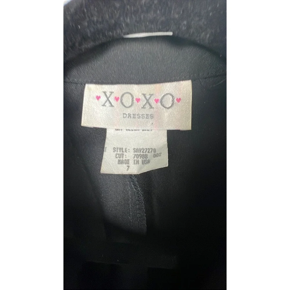 XOXO Peplum Blazer‎ Short Sleeve Y2K Officecore Dark Academia Black Small